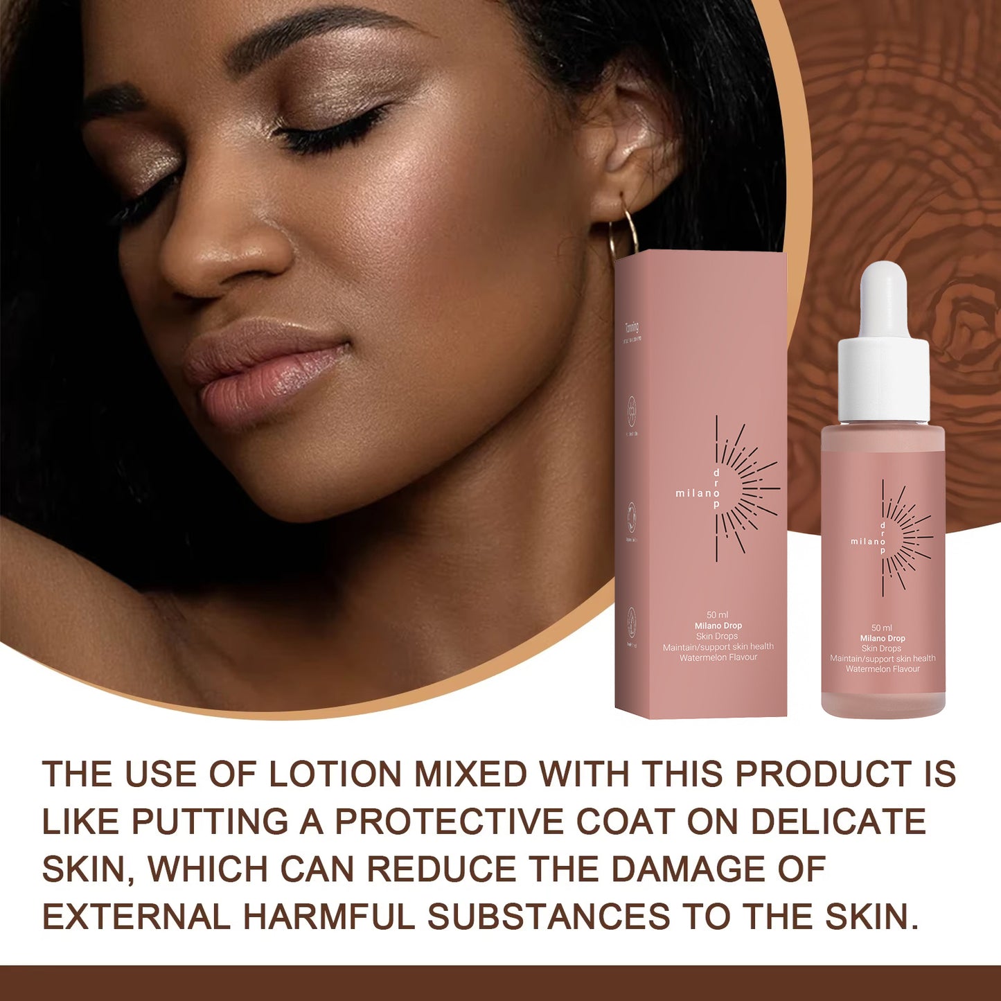 🧴 Nuvia™ Tanning Drops – Face & Body Glow Booster