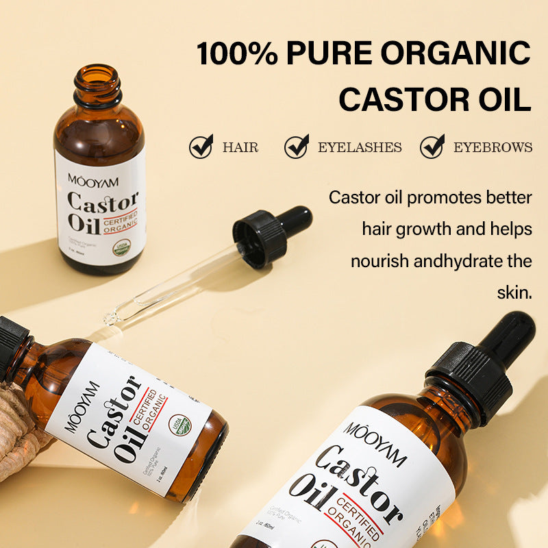 ✨ Nuvia™ Pure Castor Oil – Lash, Brow & Hair Booster