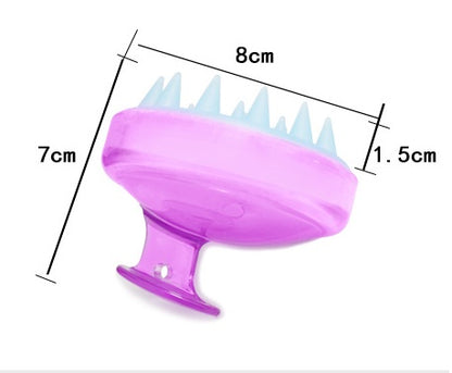 🌀 Nuvia™ Silicone Scalp Massager – Deep Clean & Hair Growth Booster