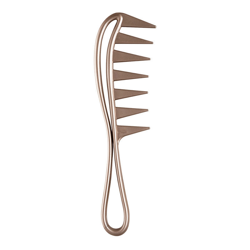 🌀 Nuvia™ Retro Wide-Tooth Comb – Effortless Detangling for All Hair Types