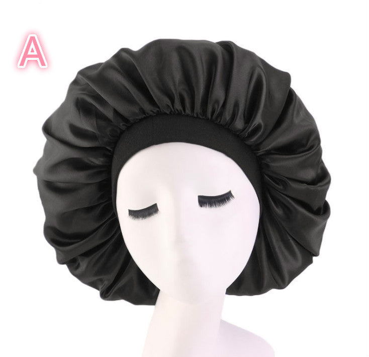 💤 Nuvia™ Satin Sleep Bonnet – Wake Up to Beautiful Hair