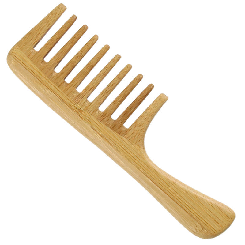 🍃 Nuvia™ Bamboo Wide-Tooth Comb – Smooth, Natural Hair Care