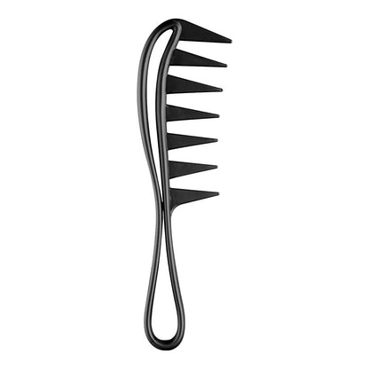 🌀 Nuvia™ Retro Wide-Tooth Comb – Effortless Detangling for All Hair Types