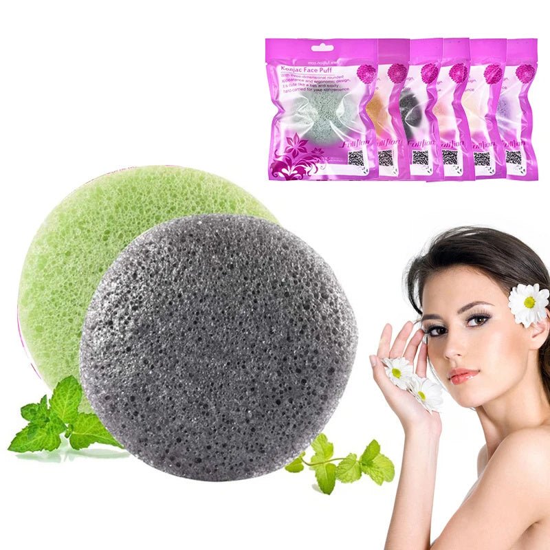 🧼 Nuvia™ Natural Konjac Face Cleansing Sponge