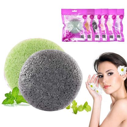 🧼 Nuvia™ Natural Konjac Face Cleansing Sponge