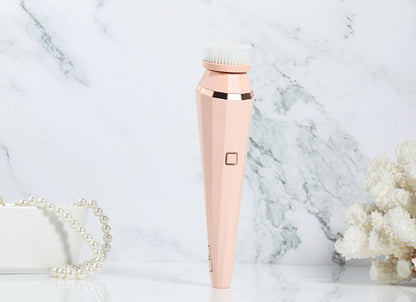 ✨ Nuvia™ 4-in-1 Rechargeable Facial Cleansing Brush – Deep Clean & Glow Device
