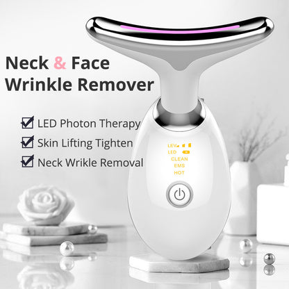 ✨ Nuvia™ EMS Neck & Face Lifting Massager – Tone, Tighten & Glow