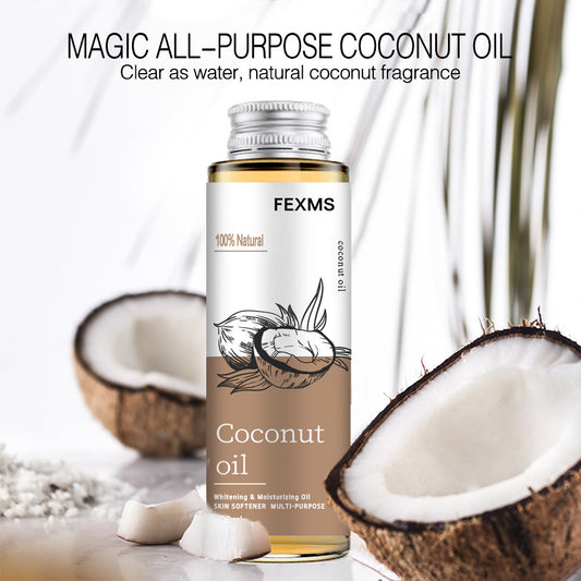 🥥 Nuvia™ 100% Pure Coconut Skin & Hair Oil – Glow Naturally