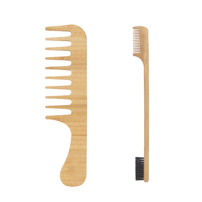 🍃 Nuvia™ Bamboo Wide-Tooth Comb – Smooth, Natural Hair Care