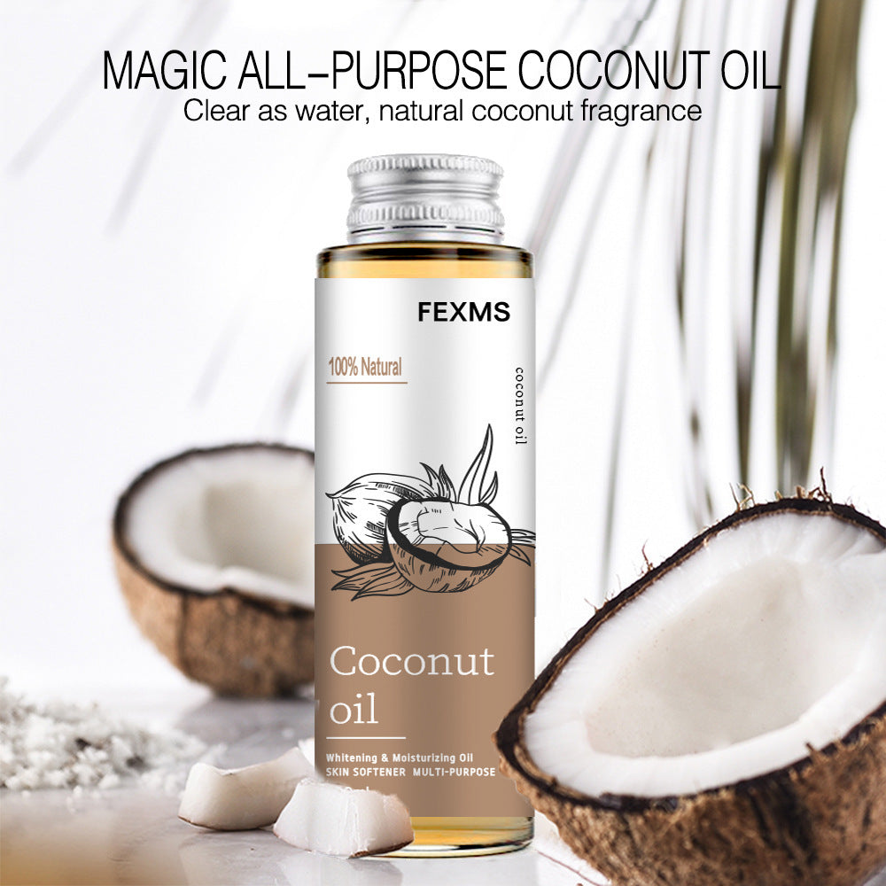 🥥 Nuvia™ 100% Pure Coconut Skin & Hair Oil – Glow Naturally