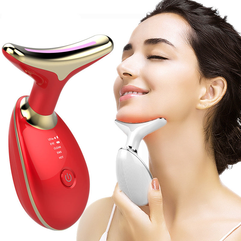 ✨ Nuvia™ EMS Neck & Face Lifting Massager – Tone, Tighten & Glow